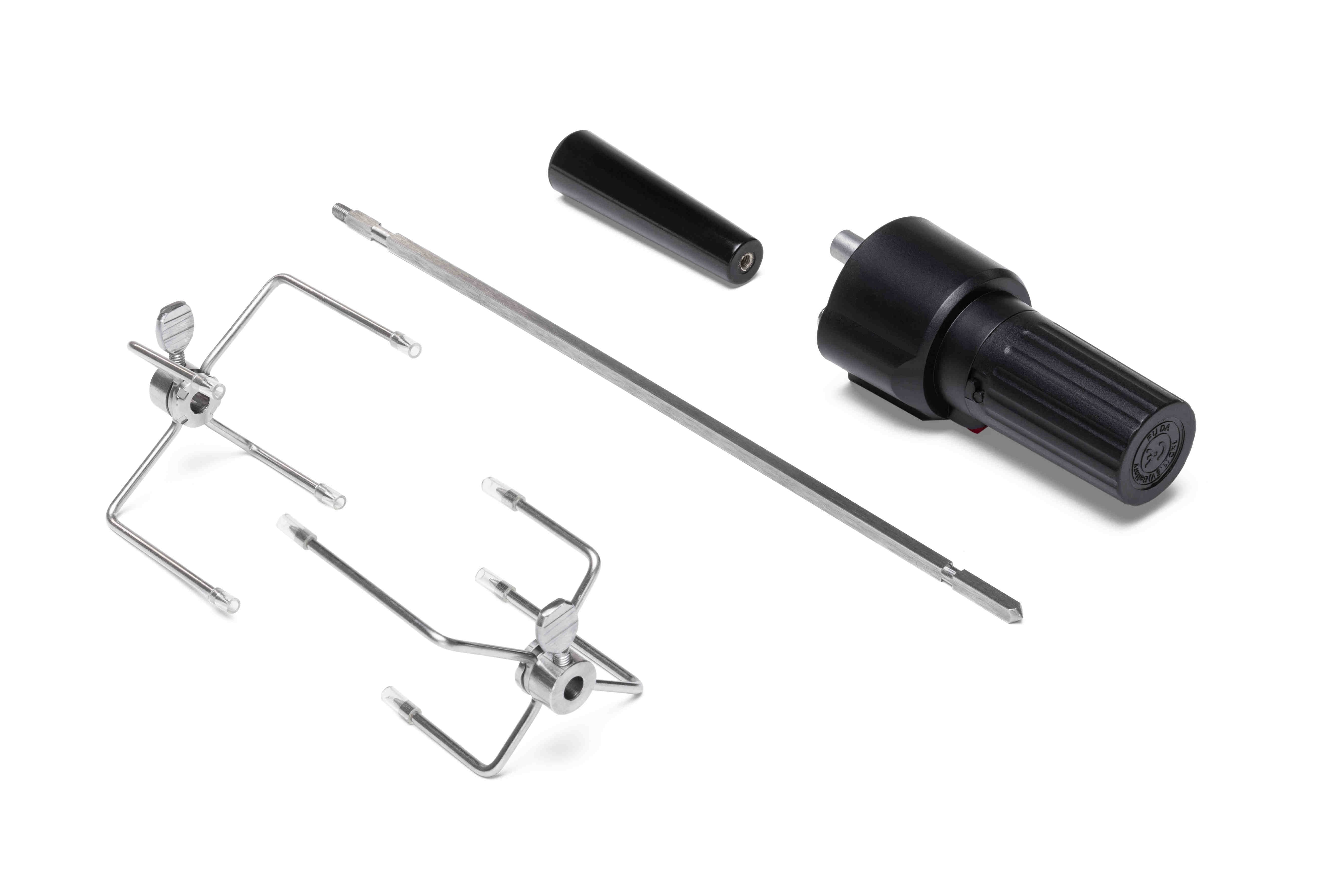 Rostizador giratorio con extensión de domo Ø30cm