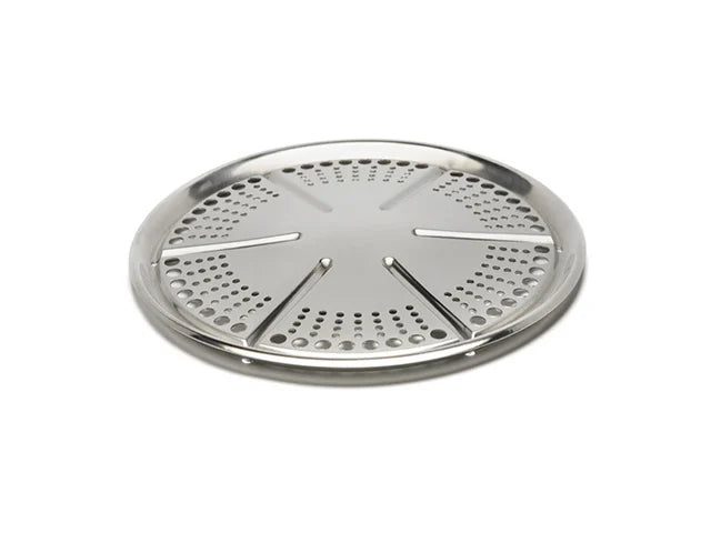 Parrilla perforada acero inoxidable Ø30cm