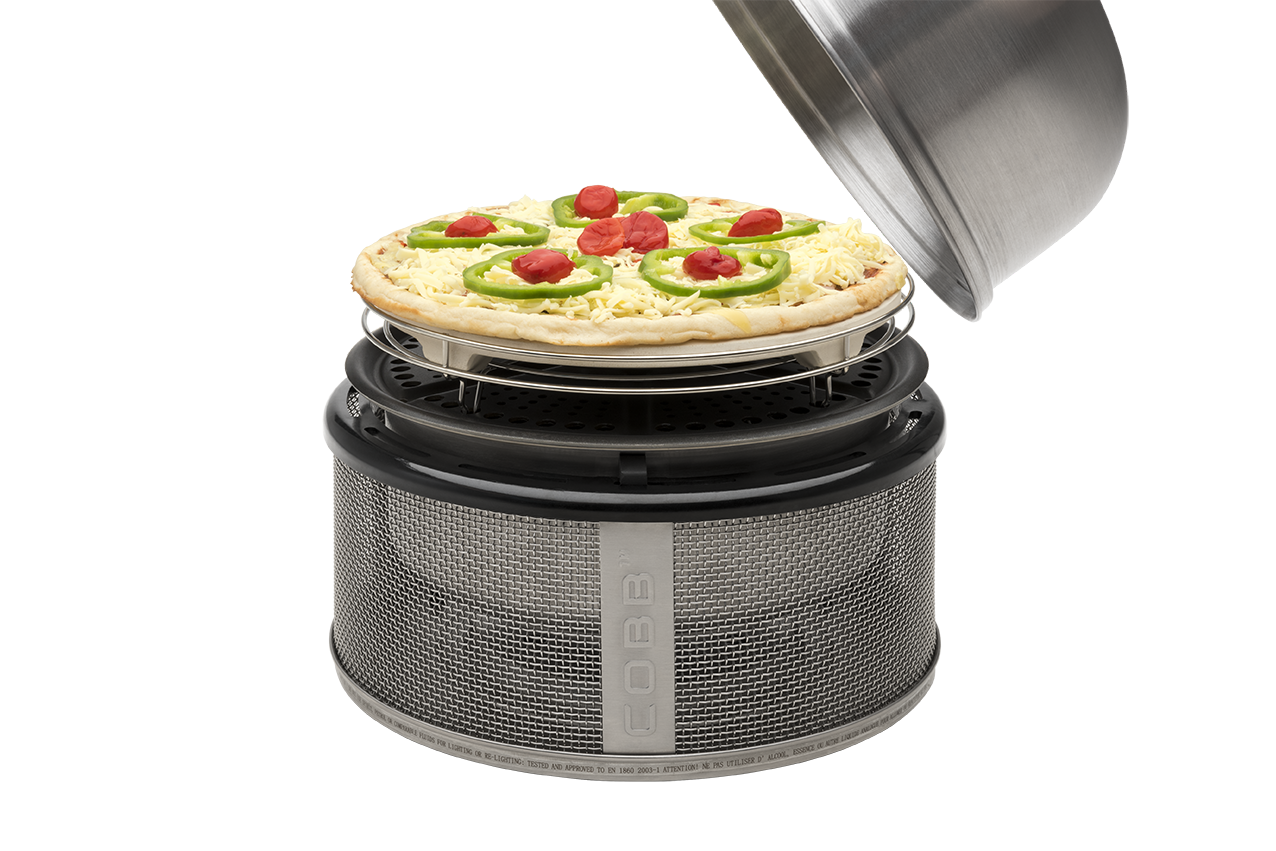 COBB Premier base malla acero inoxidable y parrilla perforada